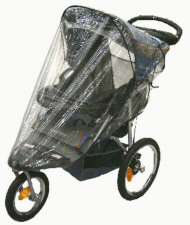 baby trend double stroller rain cover