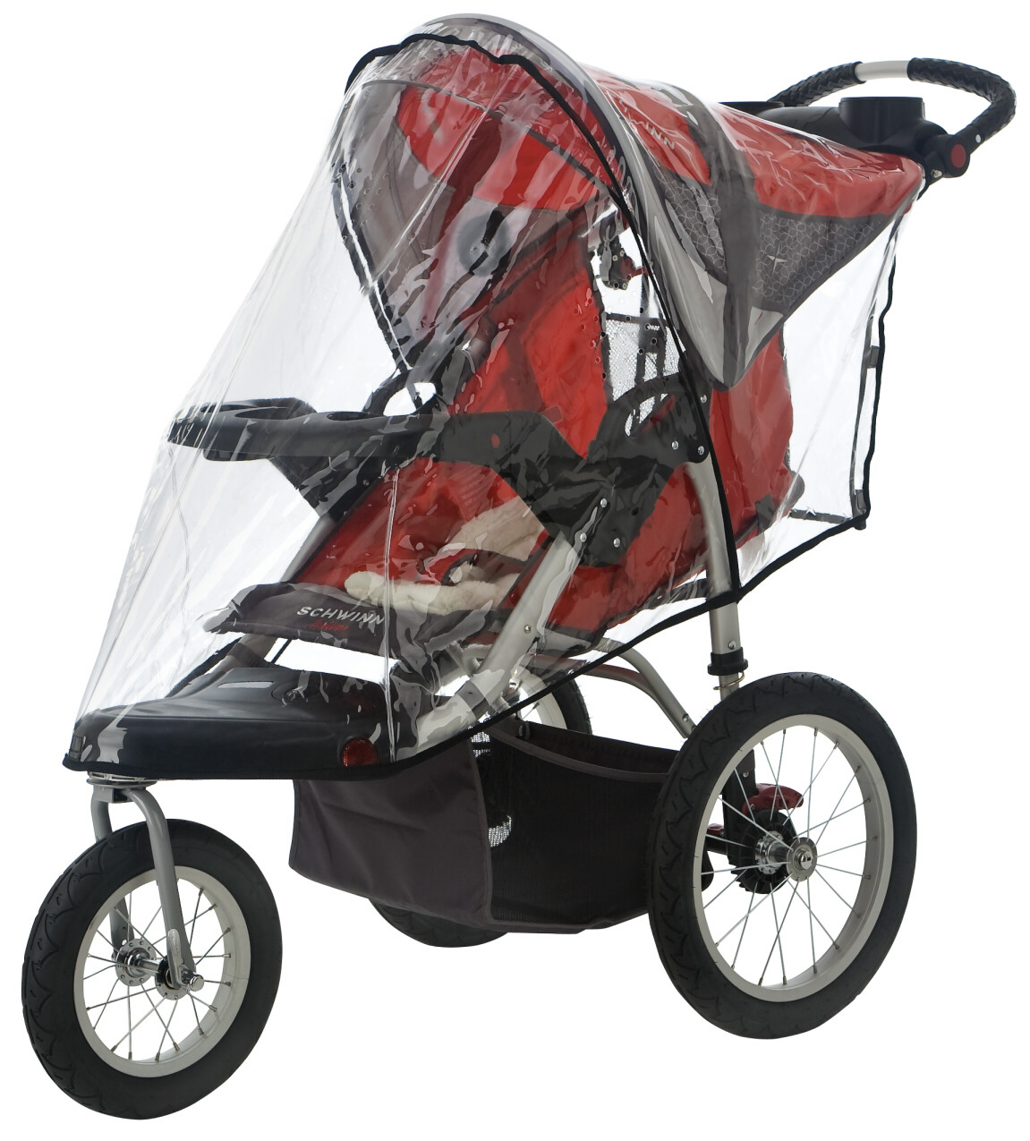 bob weather shield for single swivel wheel strollers