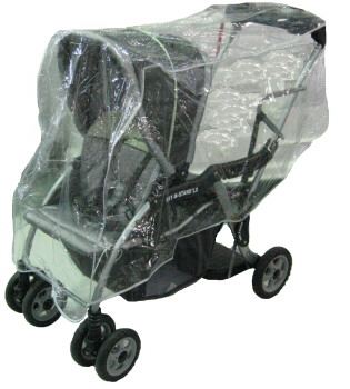 Tandem Raincover For Hauck Tandem Disney Pooh Stroller Double Buggy Rain Cover 